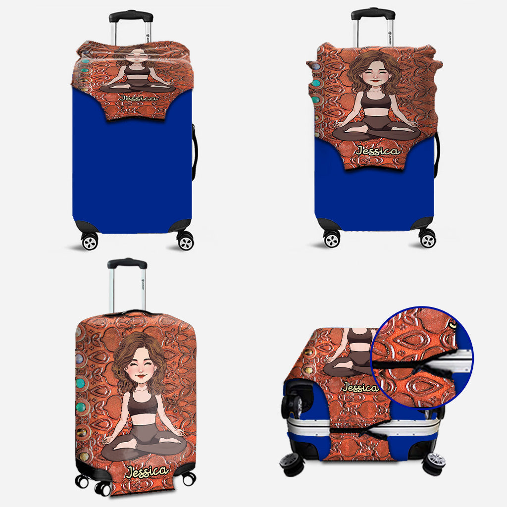 Namaste - Personalized Yoga Luggage Cover
