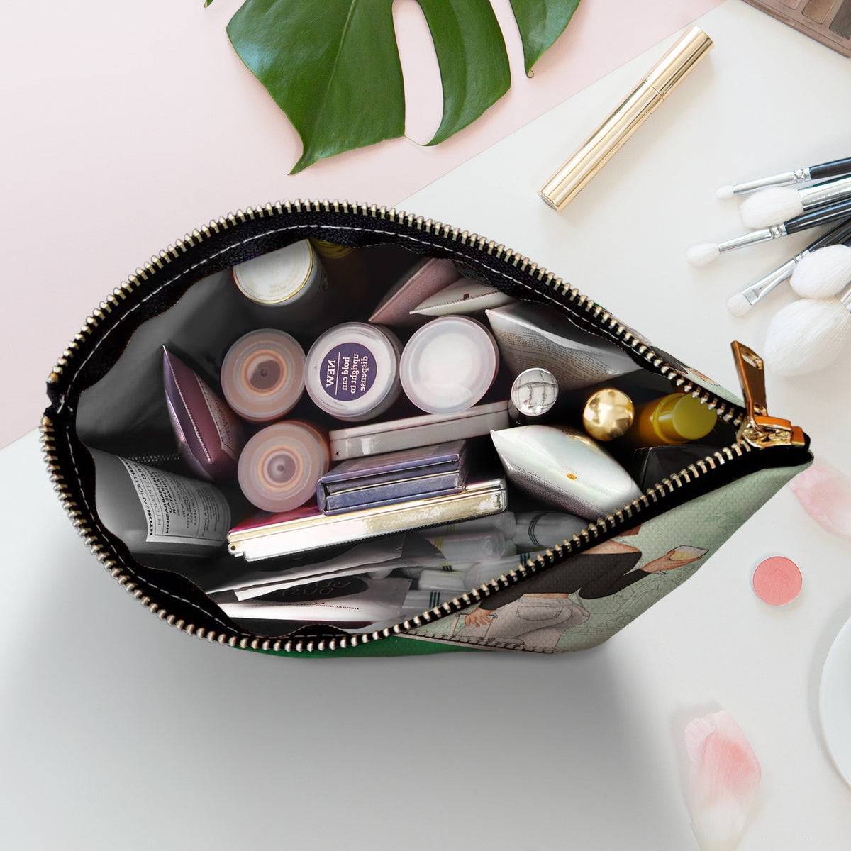 All My Travel Crap - Ultimate Gift For Traveling Lovers, Travelers, Women - Personalized Cosmetic Bag