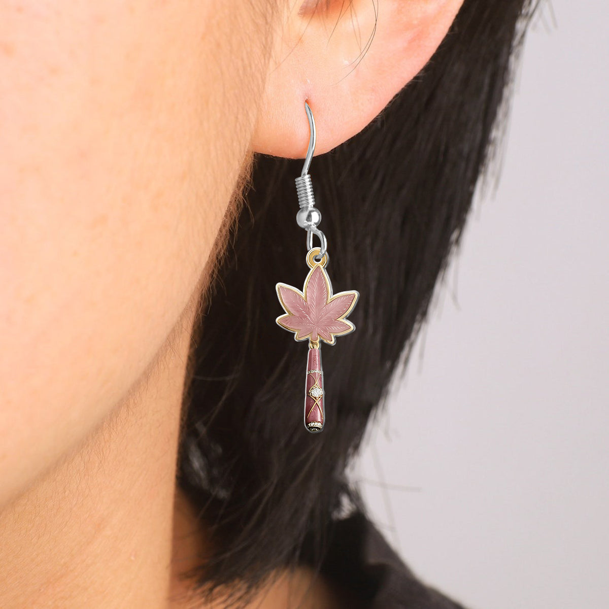 Feeling Dope - Personalized Weed Earrings & Pendants Necklace