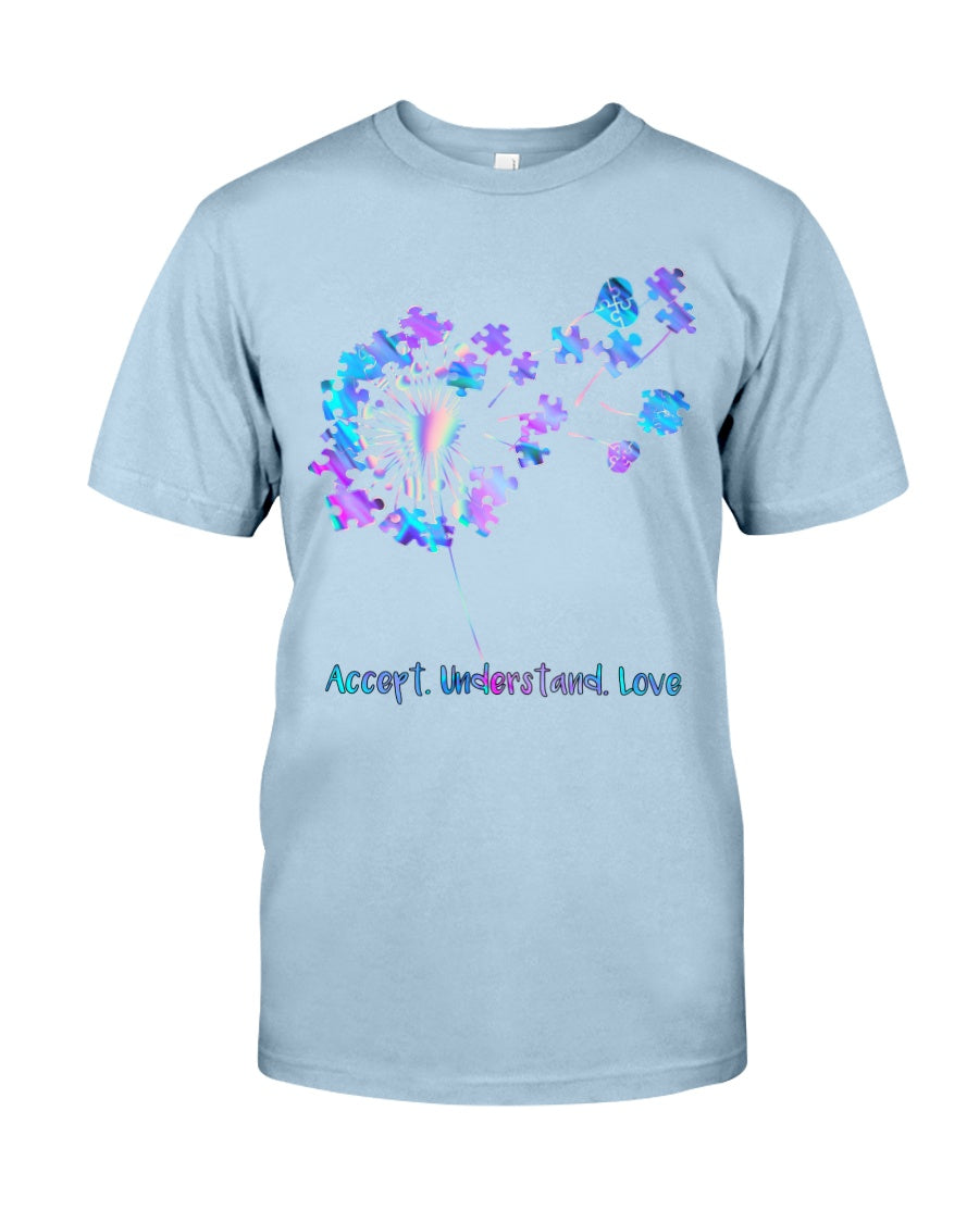 Accept Understand Love - Autism Awareness T-shirt and Hoodie 0520