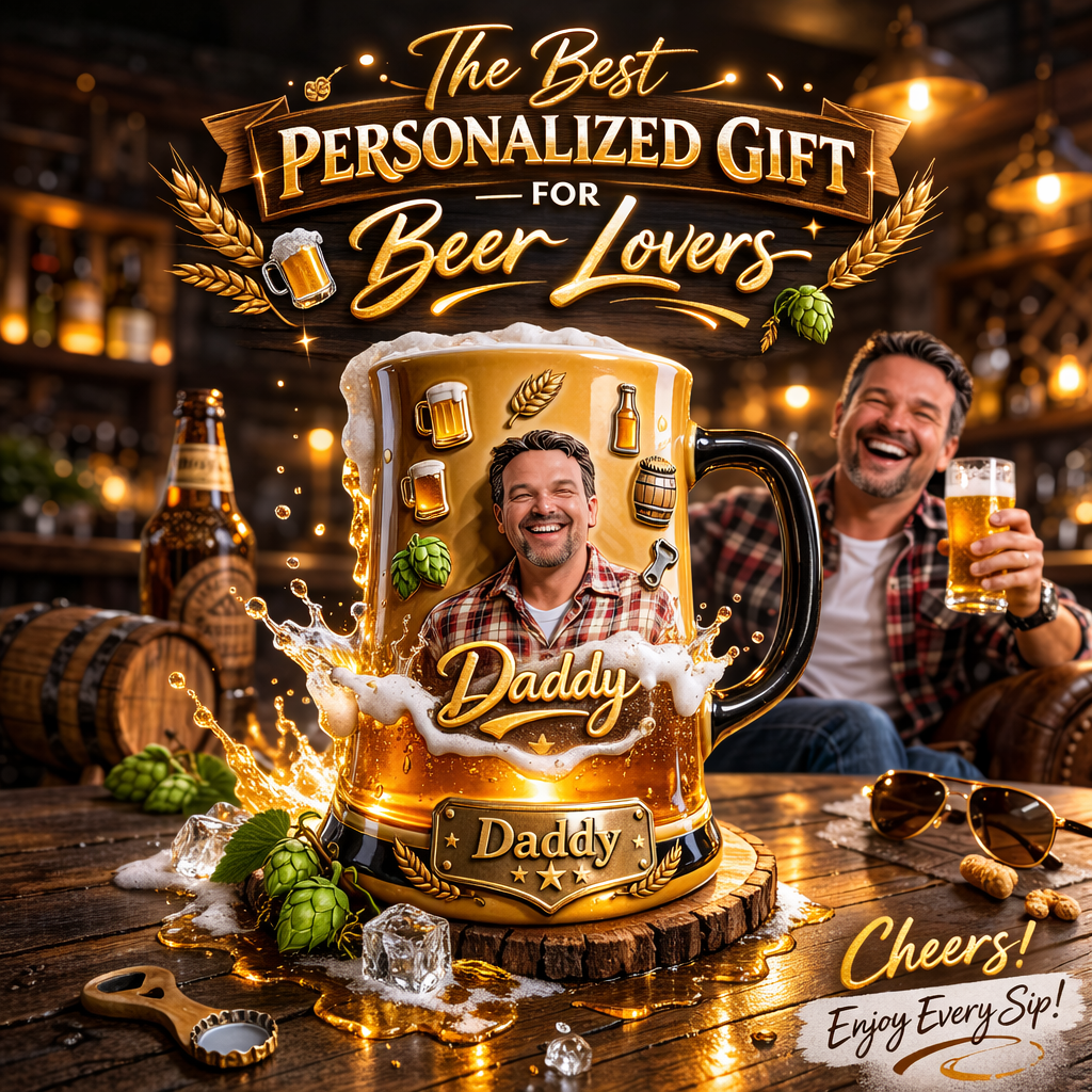 Beer Lovers - Personalized Beer Beer Stein