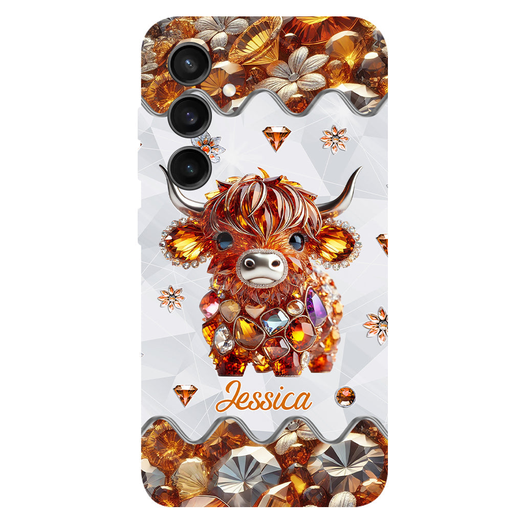 Just A Girl Who Loves Highland Cows - Personalized Full Print Phone Case