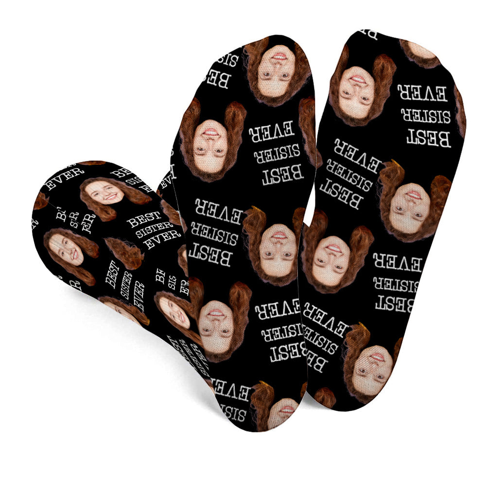 Custom Face - Personalized Sibling Socks