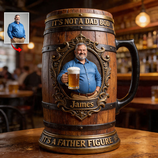 It's Not A Dad Bob - Personalized Father Beer Stein