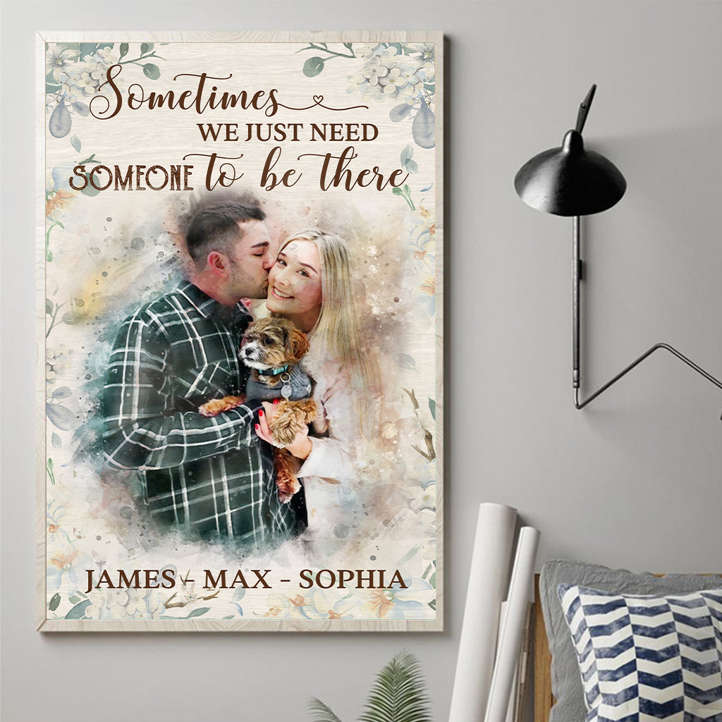 Watercolor Painting - Personalized Dog Canvas And Poster