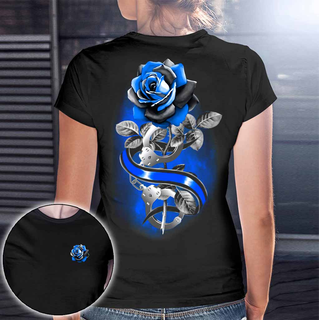 Blue Rose - Police Officer T-shirt And Hoodie 062021