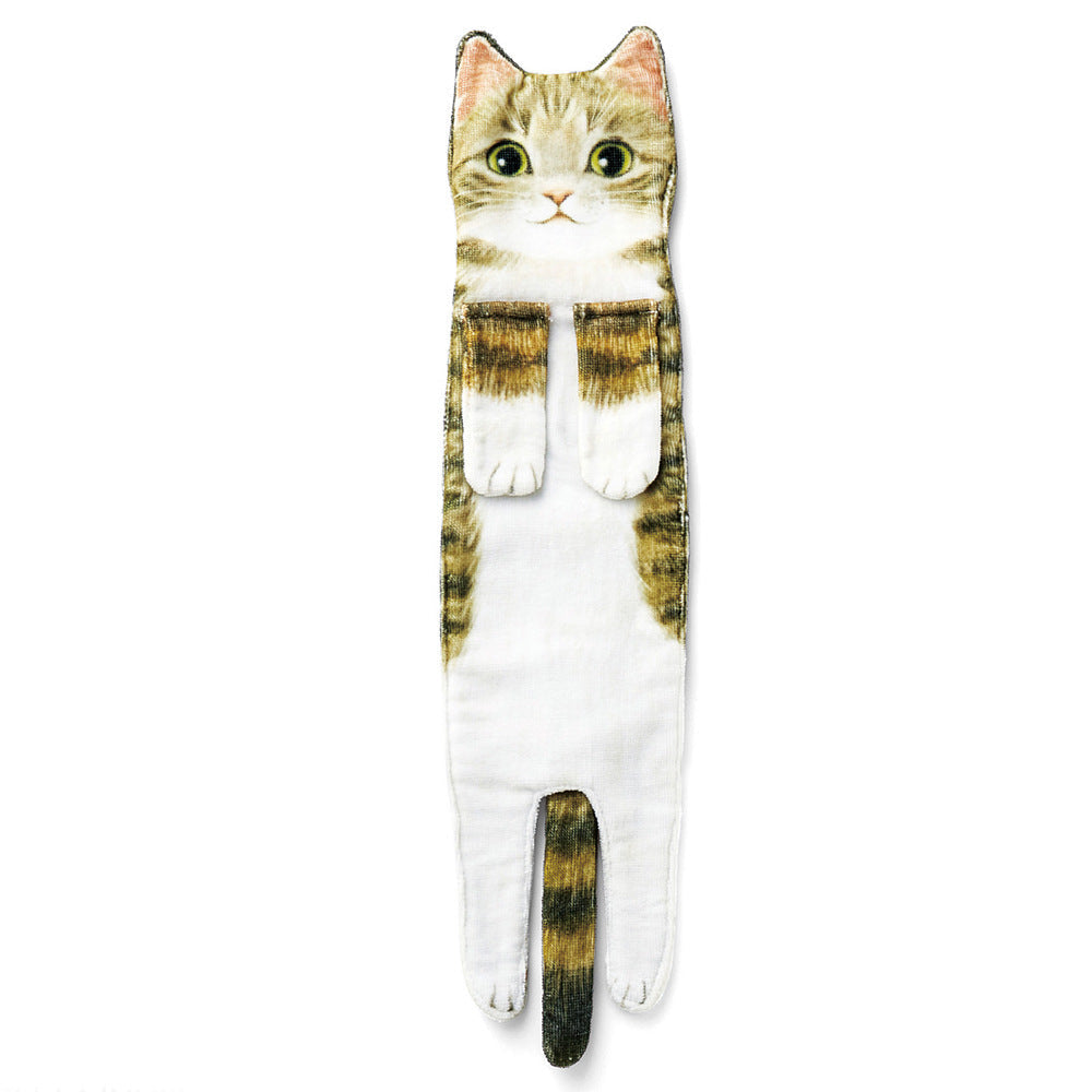 Funny Cat - Personalized Cute Cat Decor Hanging Towel