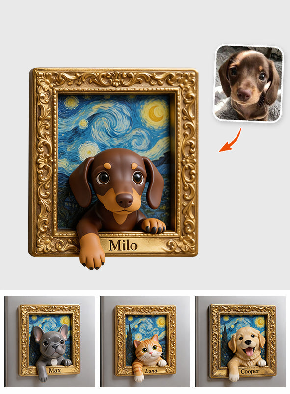 Custom Any Photo - Personalized Dog Magnet
