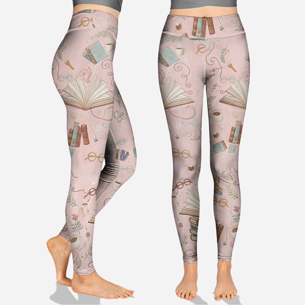 Just A Girl Who Loves Books - Personalized Book Hoodie and Leggings