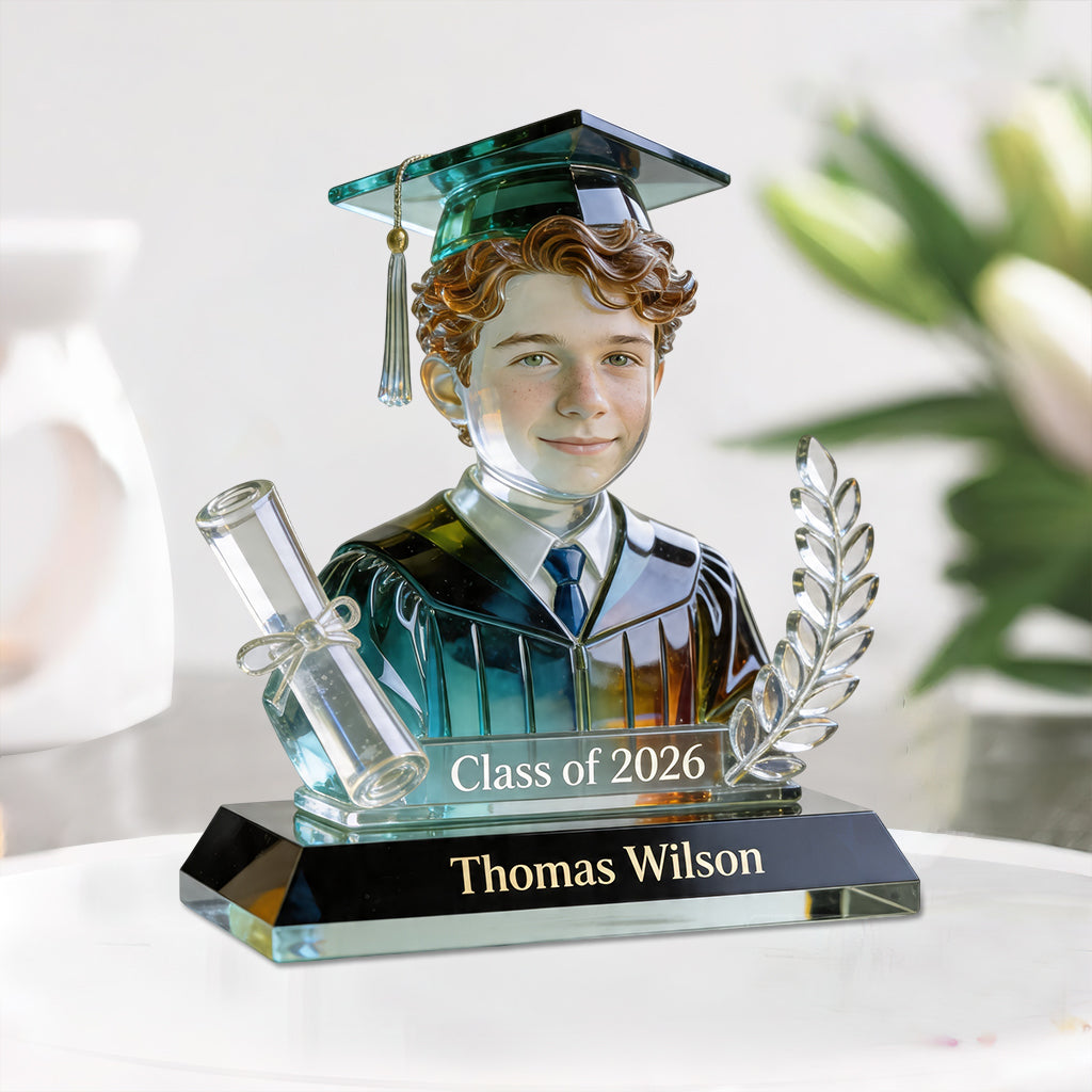 Custom Any Photo - Personalized Graduation Custom Shaped Acrylic Plaque