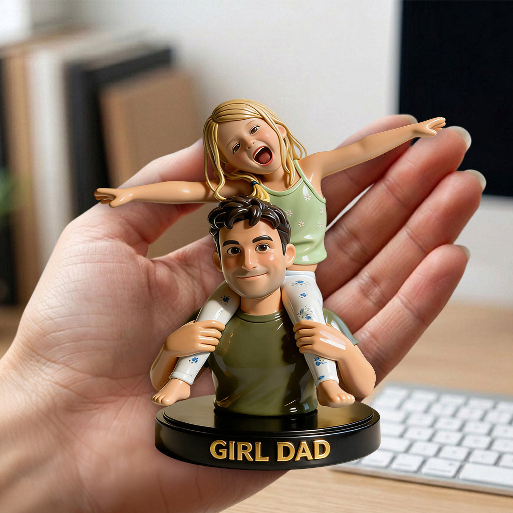 Best Dad Ever - Personalized Father Premium 3D Figurine