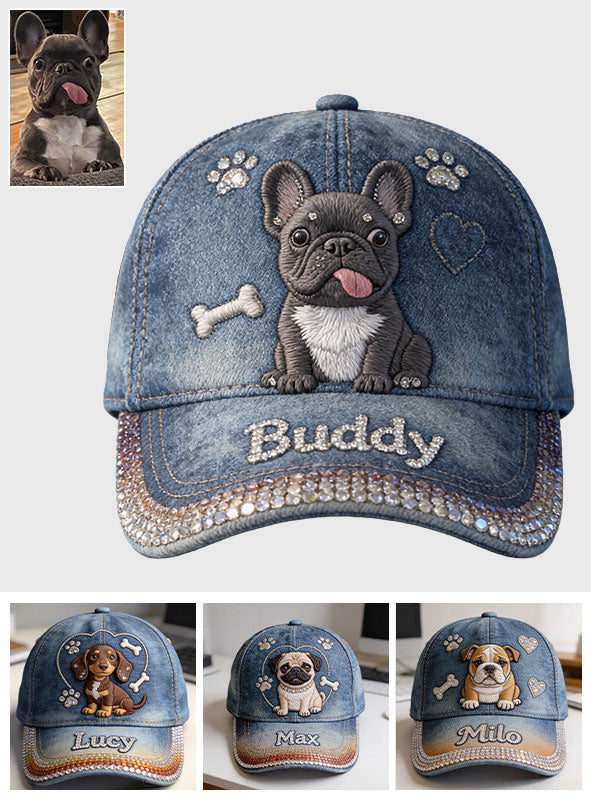 Custom Any Photo Proud Dog/Cat Mama - Personalized Dog Classic Cap