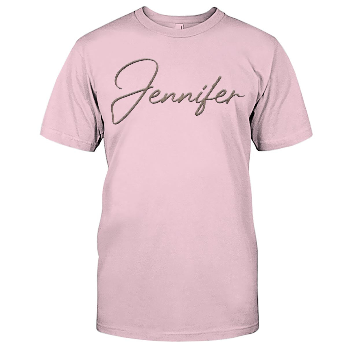 Custom Name - Personalized granddaughter Embroidered T-shirt