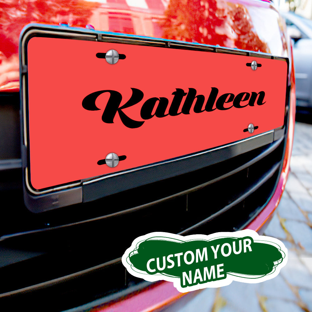 Funny Name - Personalized License Plate