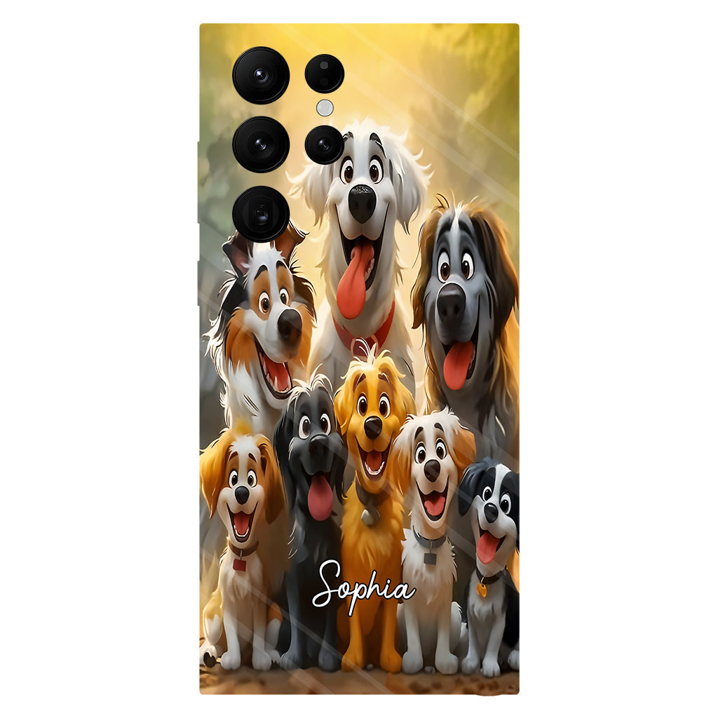 Just A Girl Who Loves Dogs - Personalized Dog Full Print Phone Case