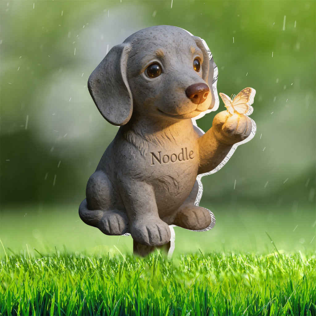 Custom Any Photo - Personalized Dog Acrylic Garden Sign/ Acrylic Plaque Sign
