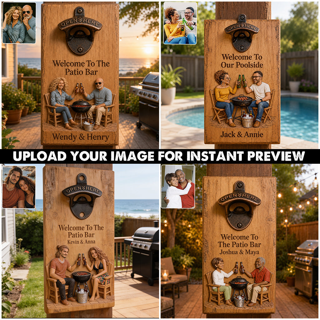 Cheers To Us - Personalized Beer Wall Bottle Opener