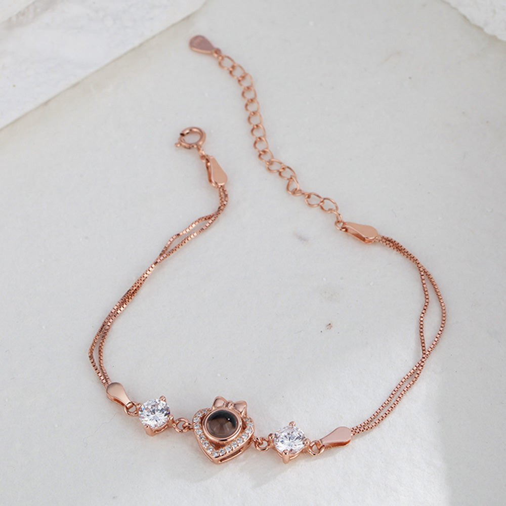 Personalized Bow Heart Charm