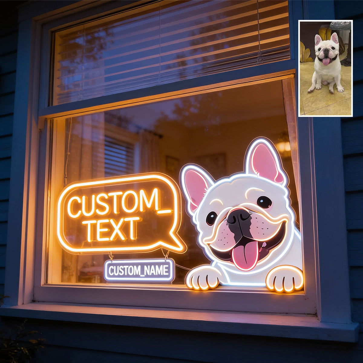 Custom Neon Light For Pet Owners - Personalized Dog Neon LED Light Sign