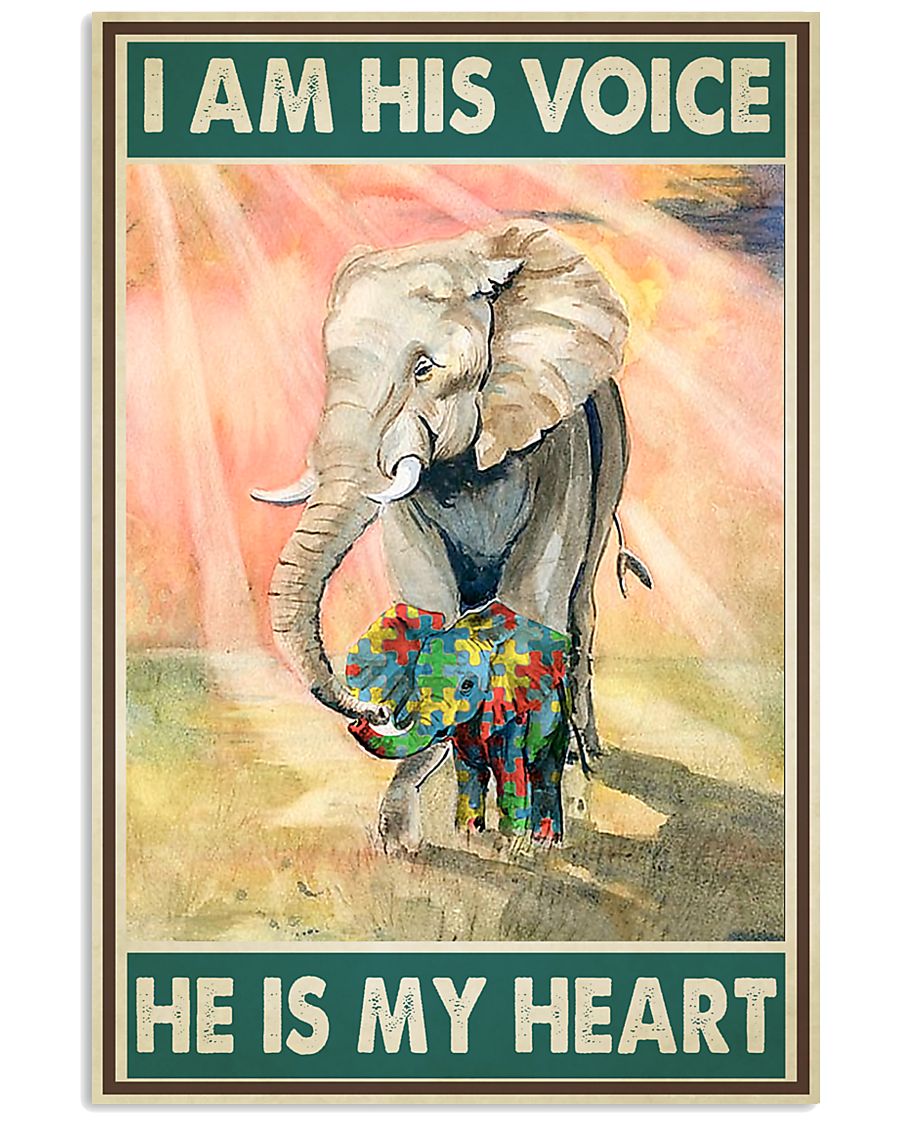 Autism He Is My Heart - Autism Awareness Poster 0921