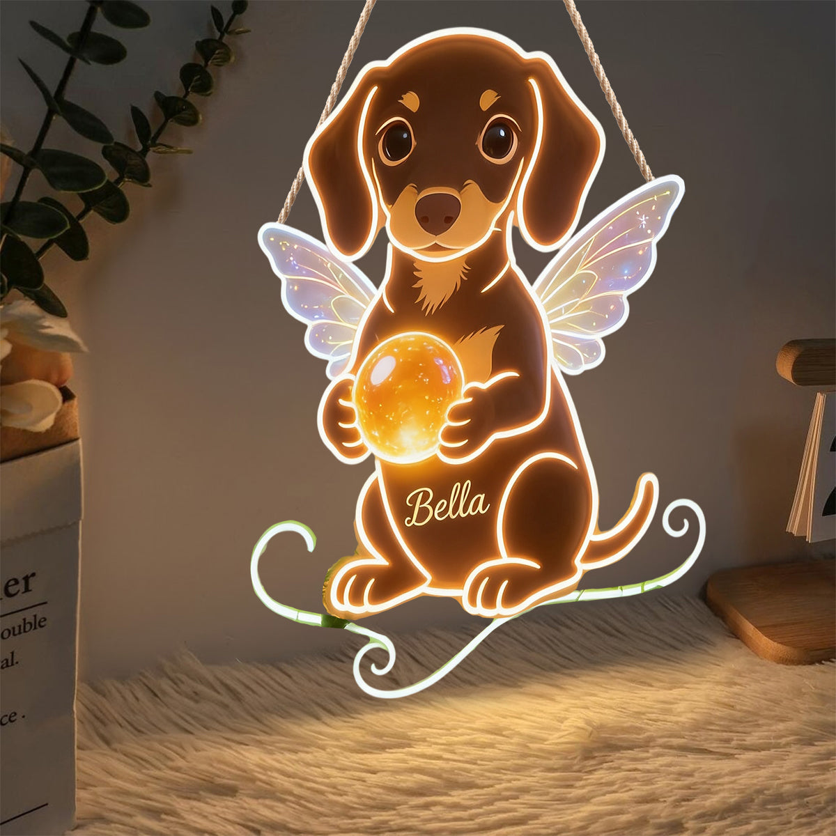 Custom Any Pet Photo - Personalized Pet LED Light Acrylic Sign