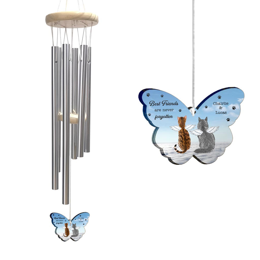 Best Friends Are Never Forgotten - Personalized Dog Wind Chime
