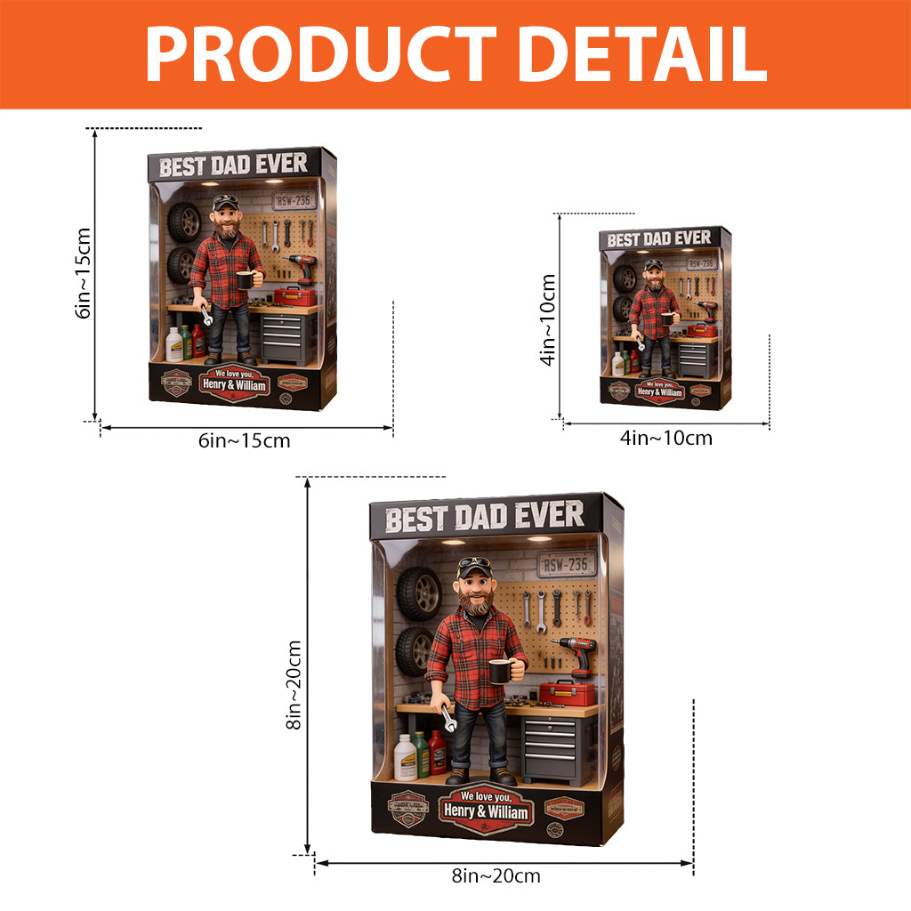 Custom Any Photo - Personalized Father Custom Shaped Acrylic Plaque