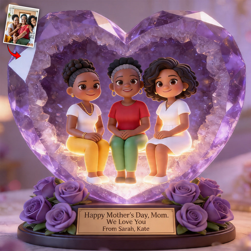 Best Mom Ever - Personalized Mother Custom Shaped Acrylic Plaque
