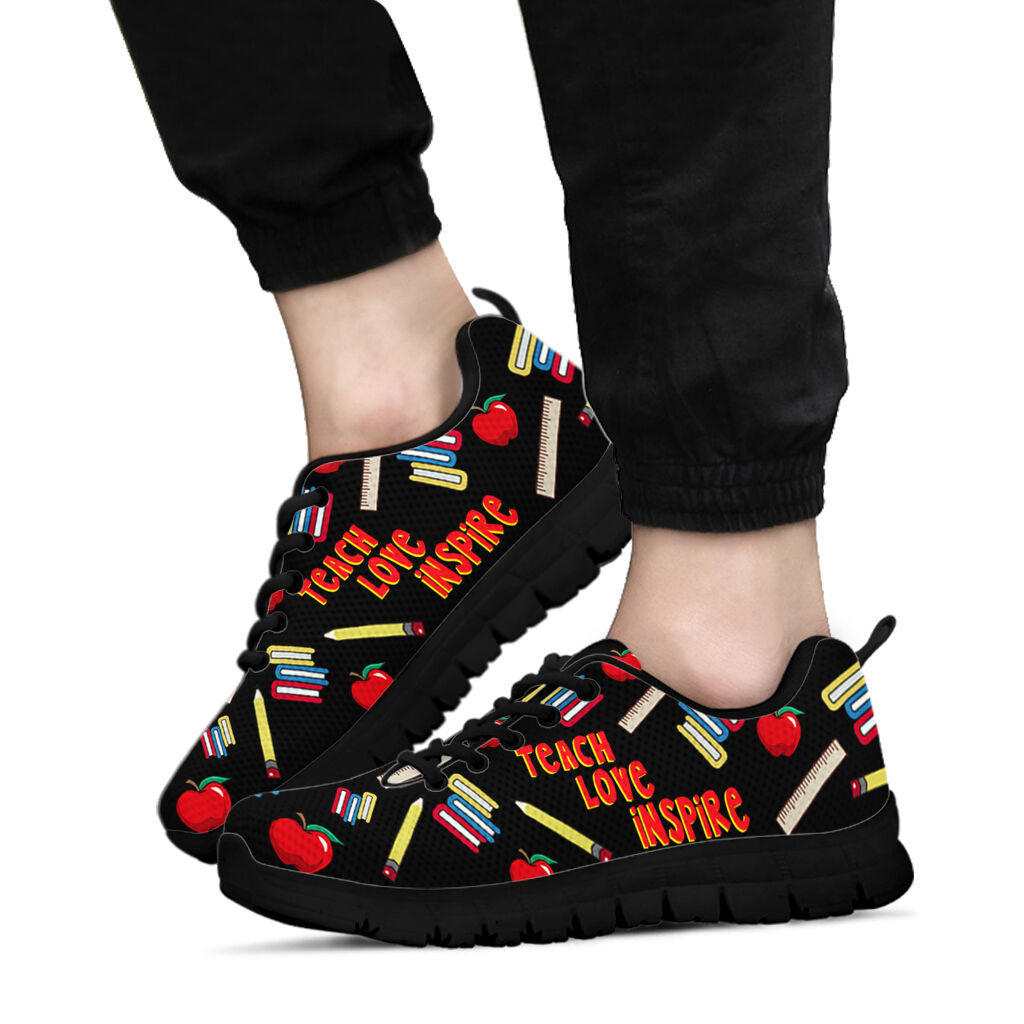 Teach Love Inspire Teacher Sneakers 0622