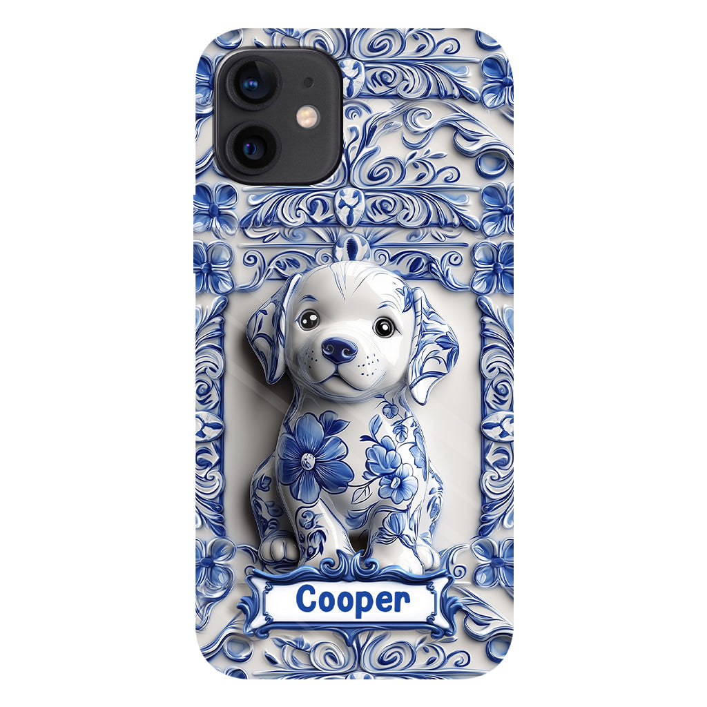Cute Labrador Retriever - Personalized Dog Full Print Phone Case
