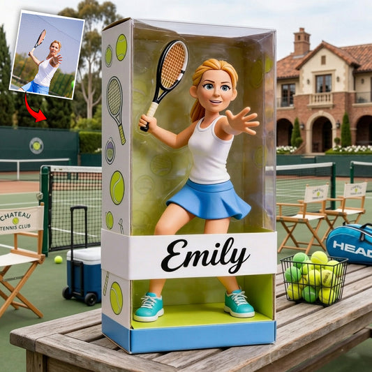 Any Sport - Tennis, Volleyball, Football, Baseball... - Personalized Tennis Custom Shaped Acrylic Plaque