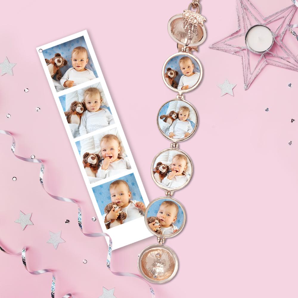 Any Photo - Personalized Angel Wings Expanding Photo Ball Locket Necklace