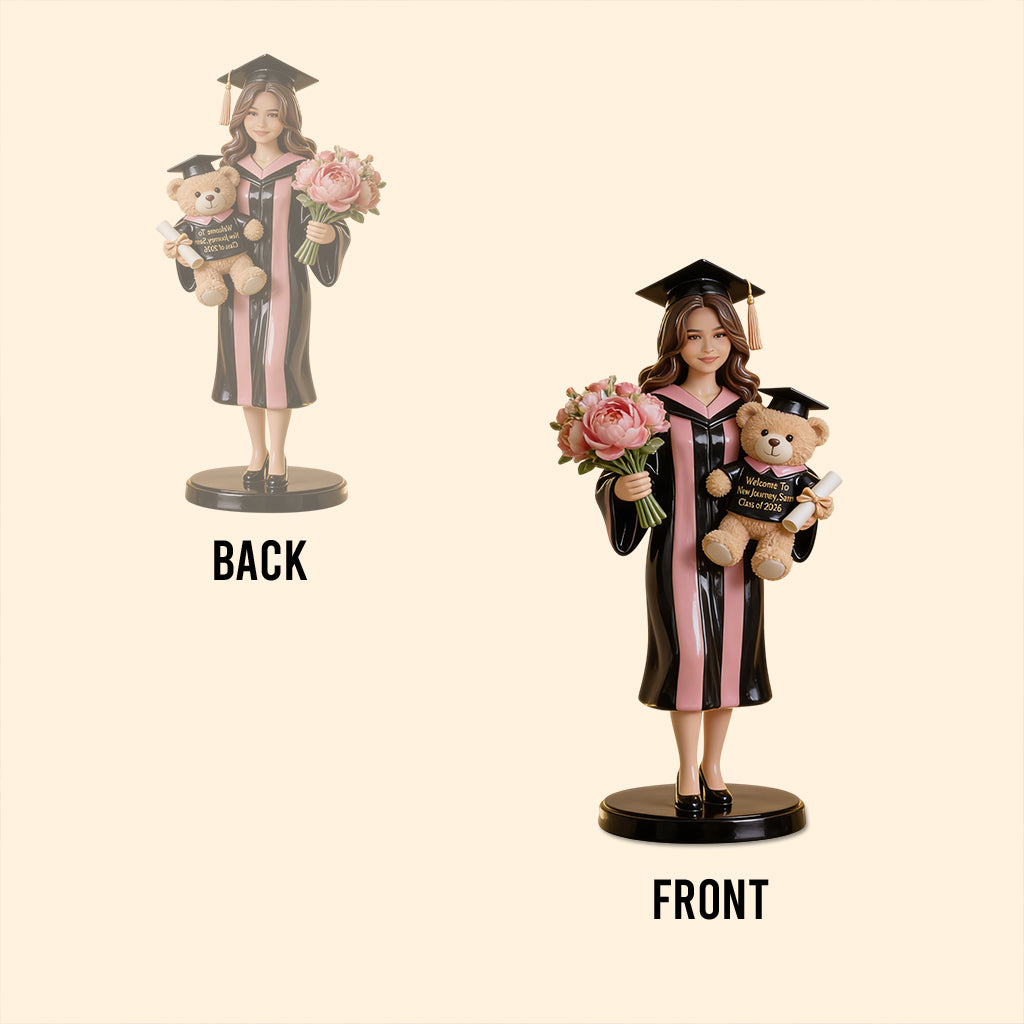 Happy Graduation Gift - Personalized Graduation Custom Shaped Acrylic Plaque