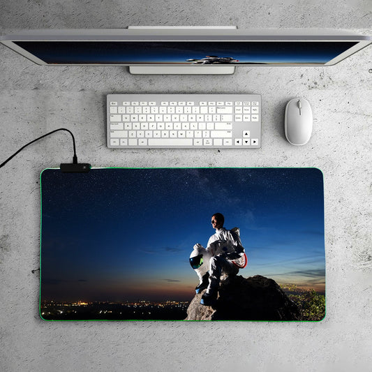 Any Photo - Personalized RGB Wireless Charger Photo LED Mouse Pad