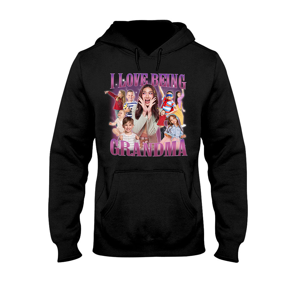 I Love Being Grandma/ Nana/ Mimi/ Gigi... - Personalized Grandma T-shirt And Hoodie