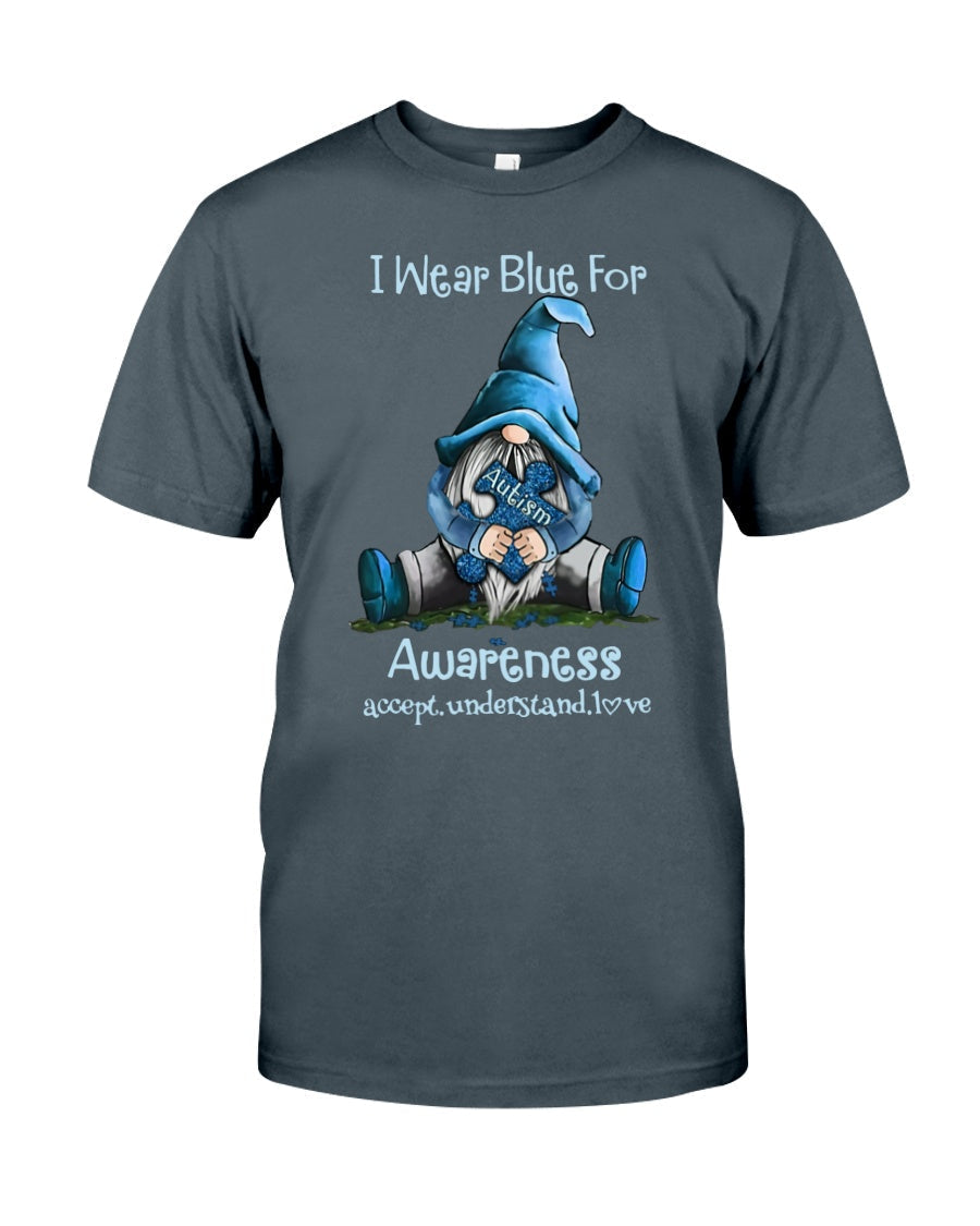 I Wear Blue For Autism Awareness - T-shirt and Hoodie 0921