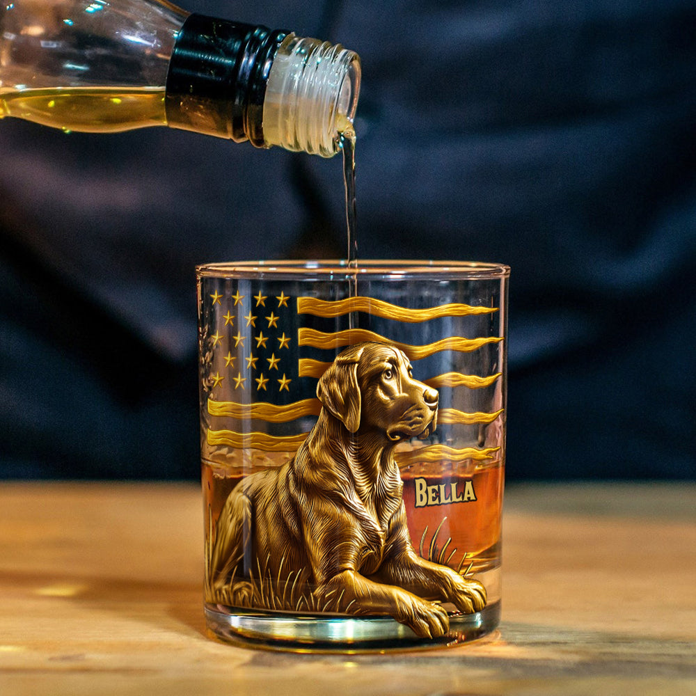Any Dog Breeds, Gift For Dog Lovers - Personalized Dog Whiskey Glass