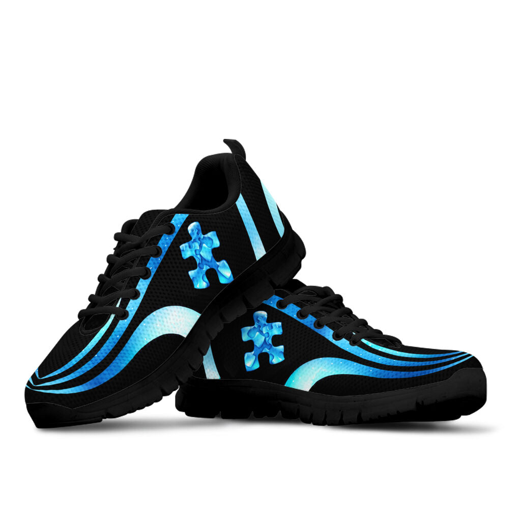 Puzzle Pieces Autism Awareness Sneakers 0622
