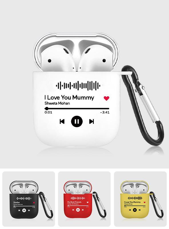 Custom Music Code - gift for anyone - Personalized Airpods 2 Case Cover