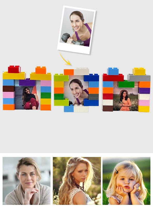 Any Mom Photos - Personalized Mother Photos Brick Figures