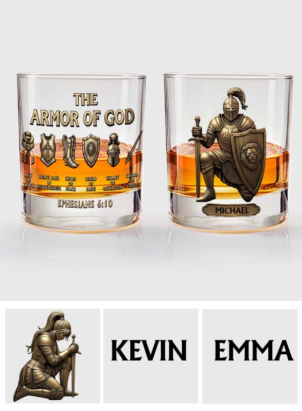 Amor Of God - Personalized Christian Whiskey Glass