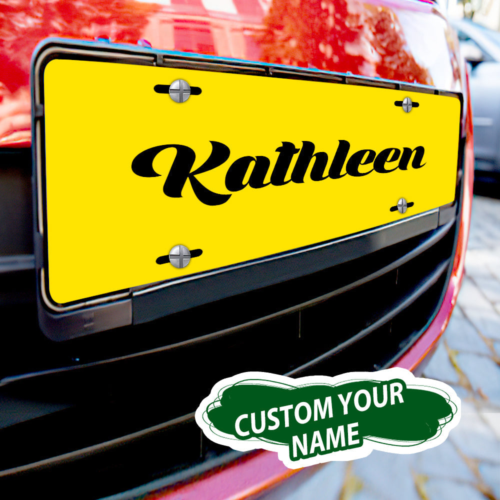 Funny Name - Personalized License Plate