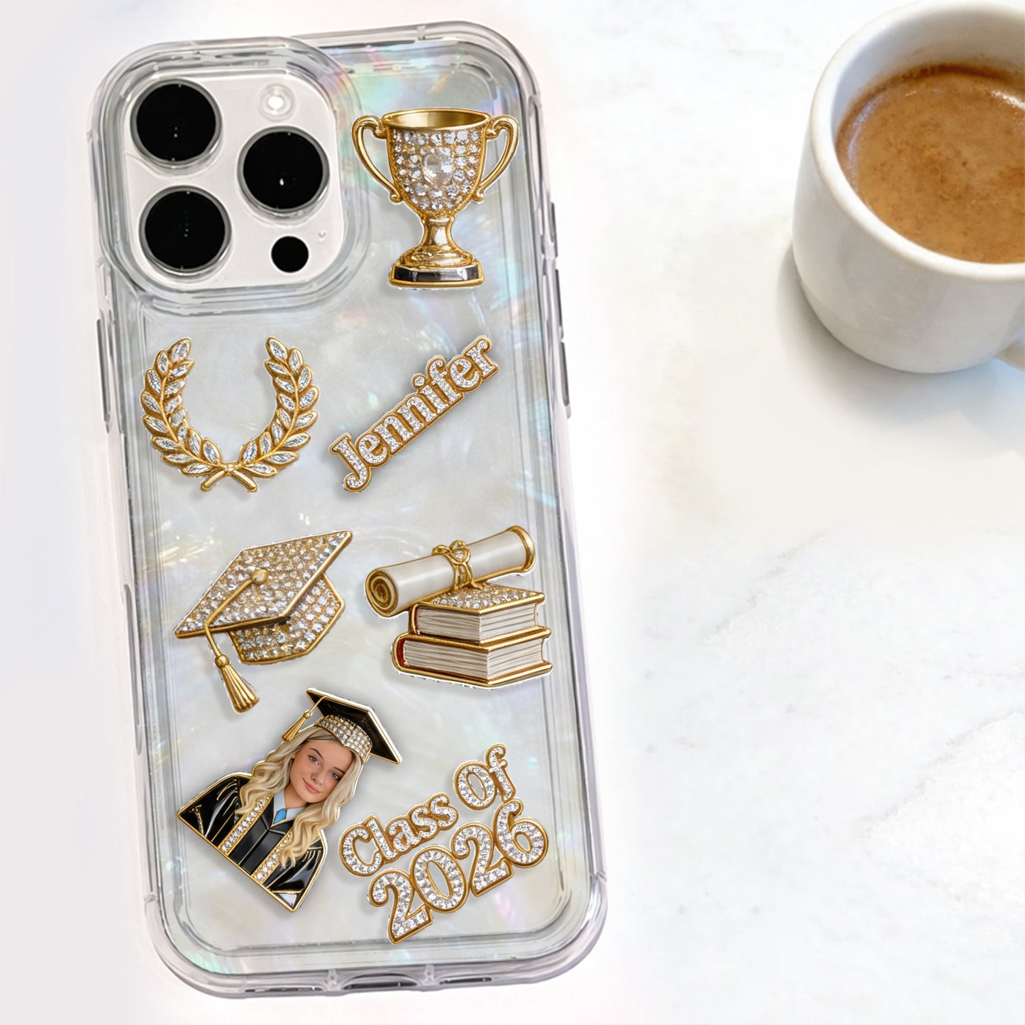 Class Of 2026 - Personalized Graduation Shaker Phone Case