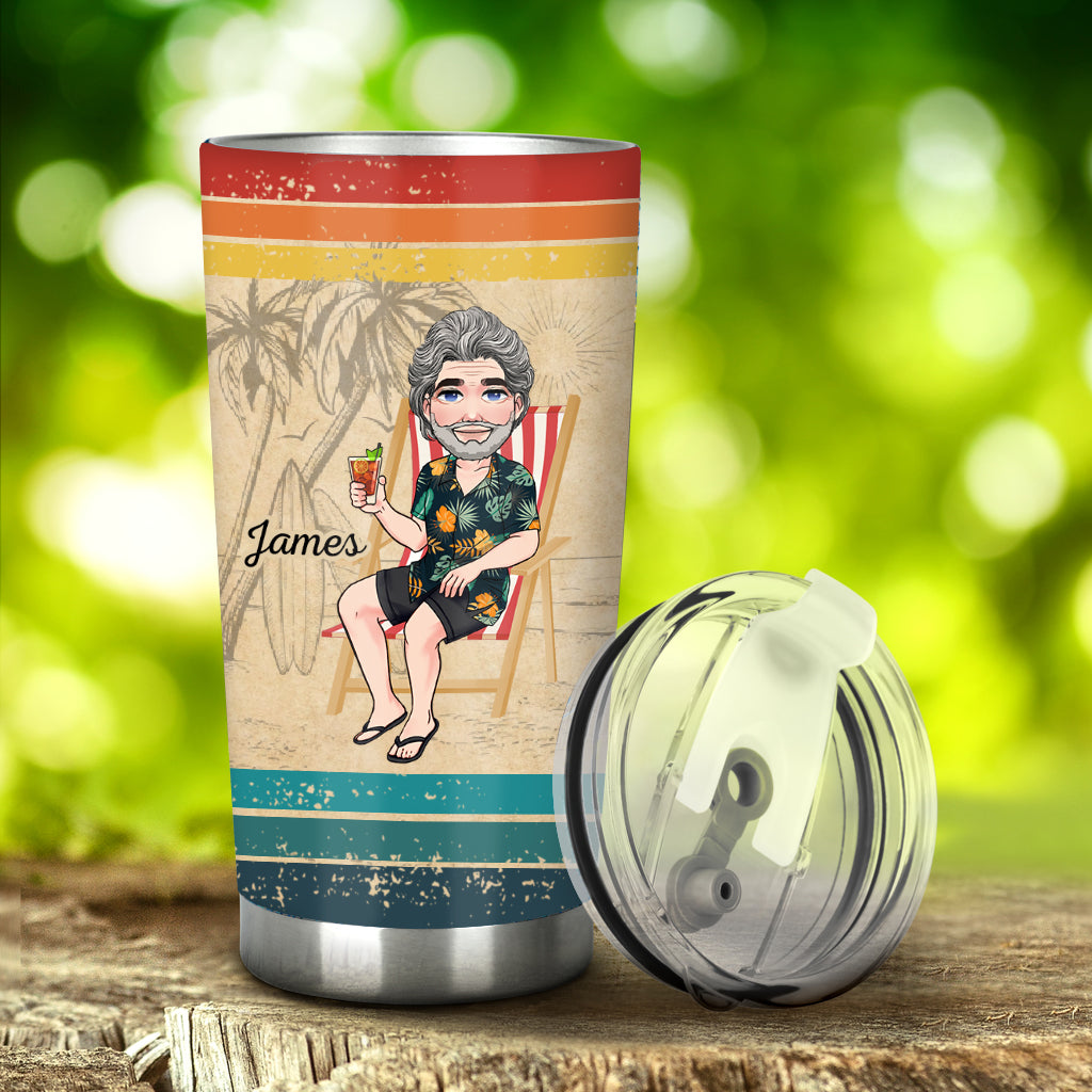 The Legend Has Retired - Personalized Retired Tumbler