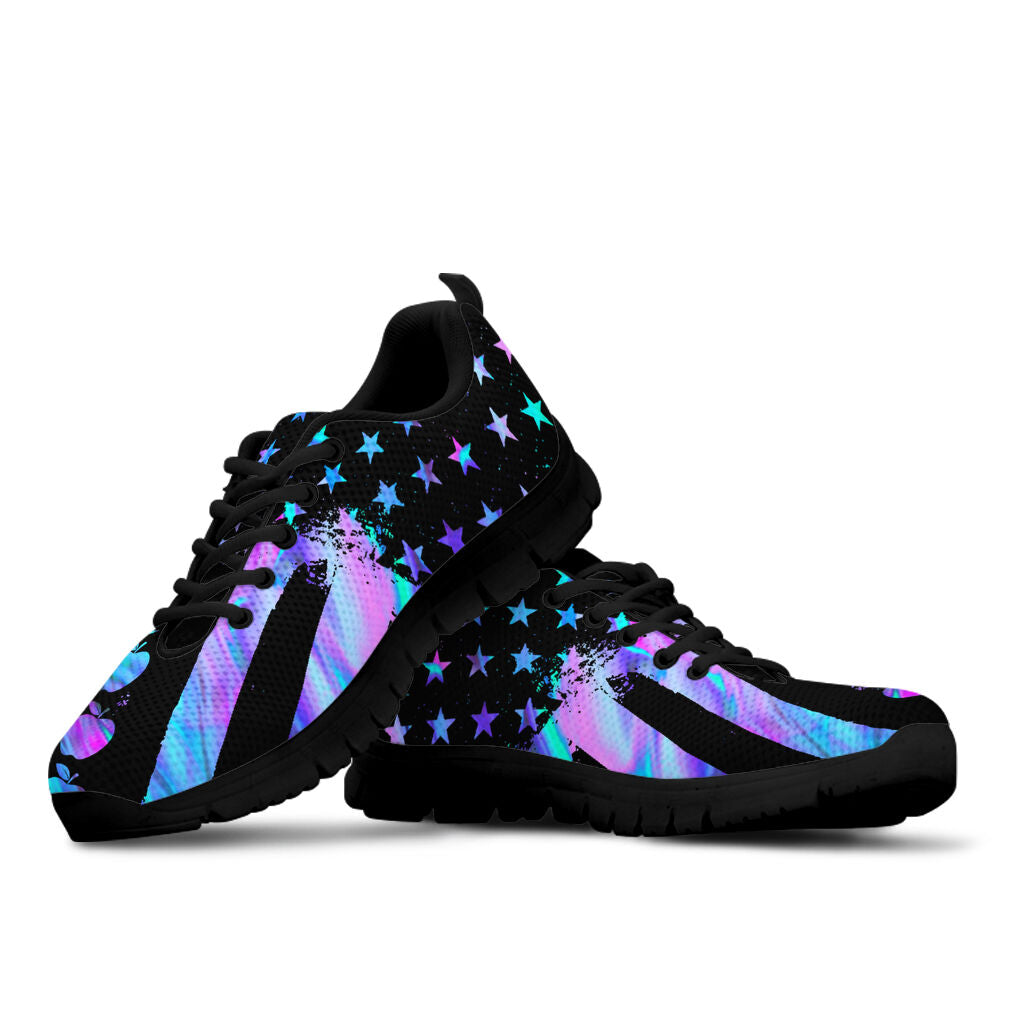 Teacher American Flag Teacher Sneakers 0622