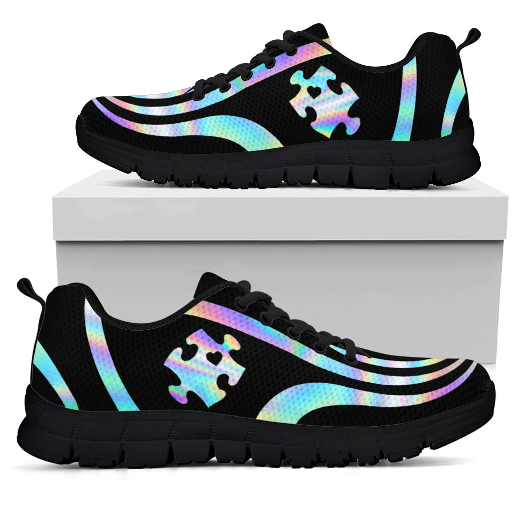 Magic Puzzle Autism Awareness Sneakers 0622