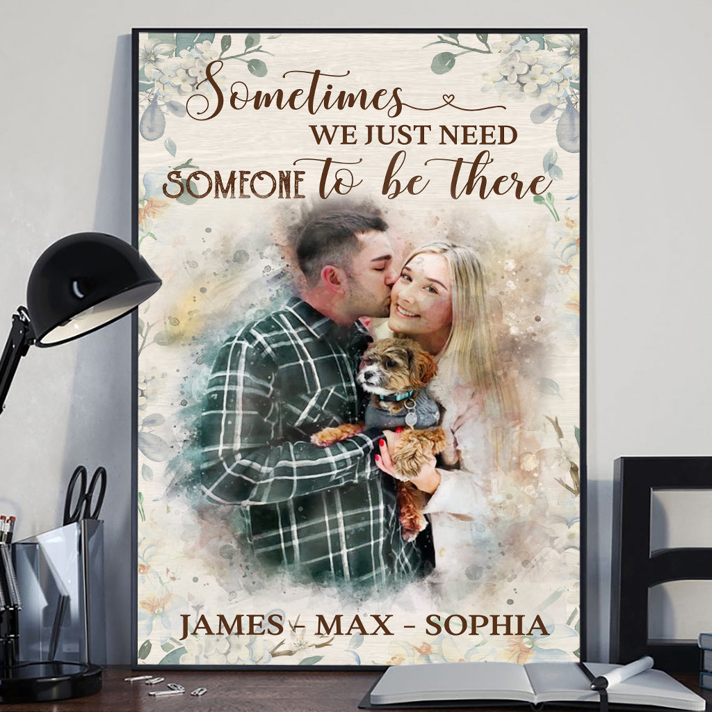 Watercolor Painting - Personalized Dog Canvas And Poster