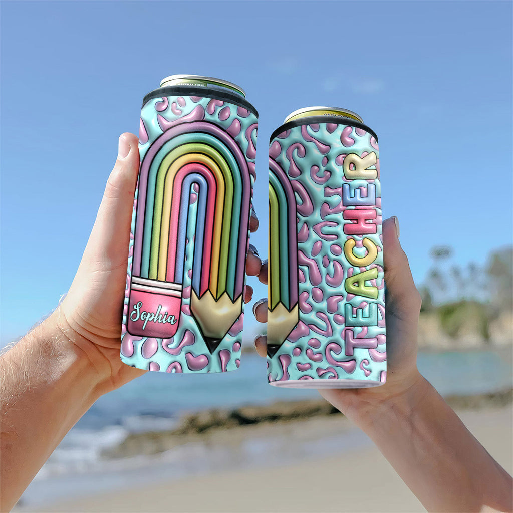 Teacher Life - Personalized Teacher Can Cooler