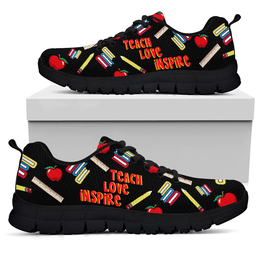 Teach Love Inspire Teacher Sneakers 0622