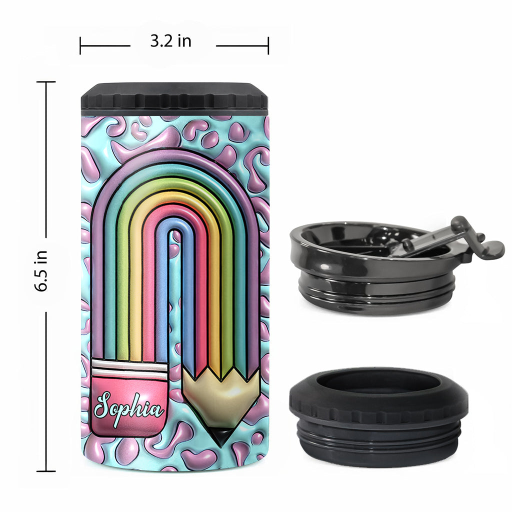 Teacher Life - Personalized Teacher Can Cooler